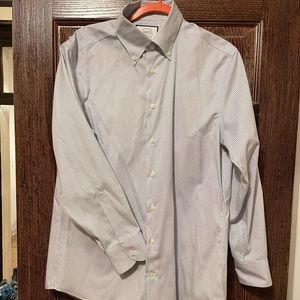 Charles Tyrwhitt Non-Iron Twill Mini Grid Check Shirt